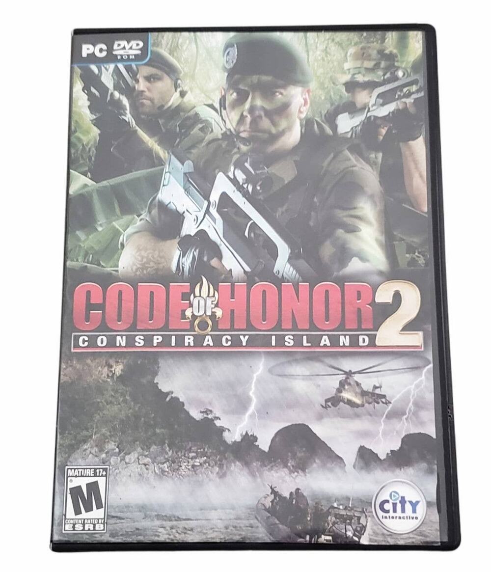 Code of Honor 2 Conspiracy Island PC DVD Rom Disk Computer